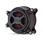 VO2 X Air Cleaner Wrinkle Black mat Black contrast of Chrome Geschikt voor: > 18-21 Softail; 17-21 toeren; 17-21 driewielers