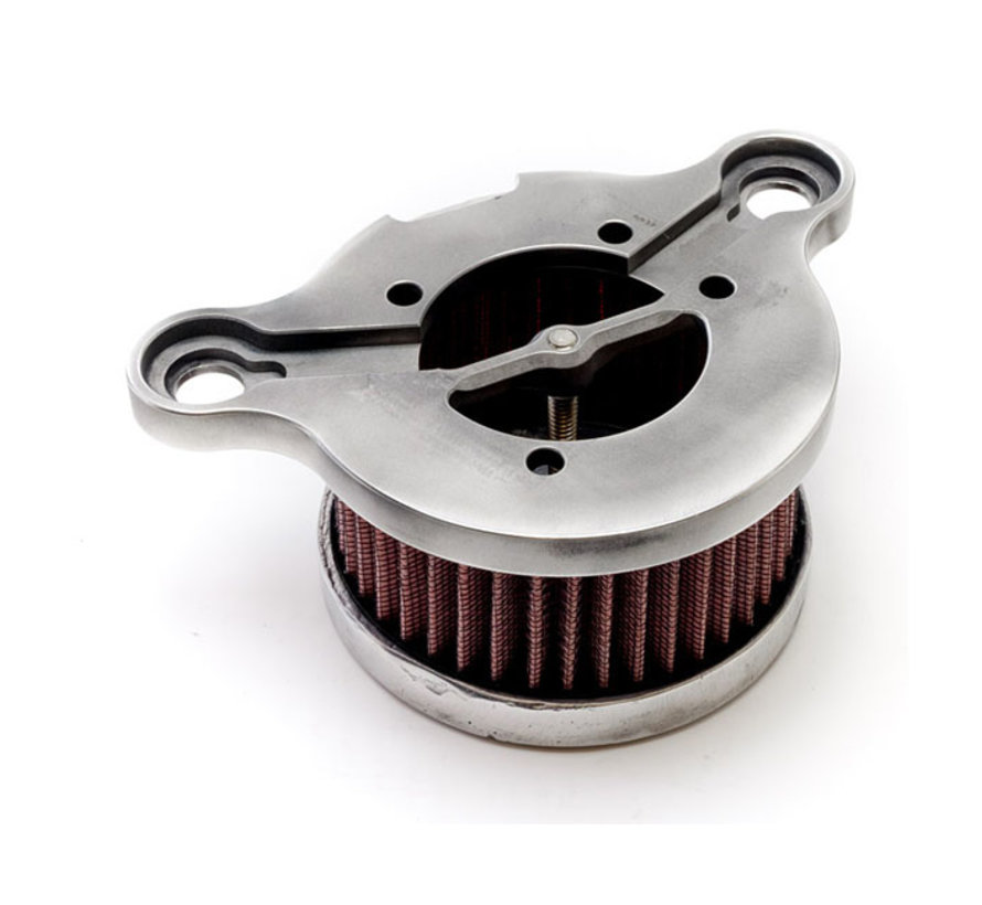 Chopper-Wave Air Cleaner Kit Aluminum or Brass Fits: > 93-99 Evo Bigtwin with S&S Super E/G