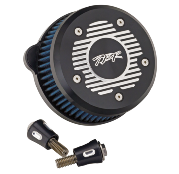 Two Brothers Racing Hi-Flow air cleaner kits Black Fits: > 00-15 Softail; 99-17 Dyna, 99-07 Touring