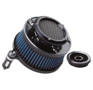 Two Brothers Racing Hi-Flow air cleaner kits with Velocity Stack Black Fits: > 91-21 XL Sportster