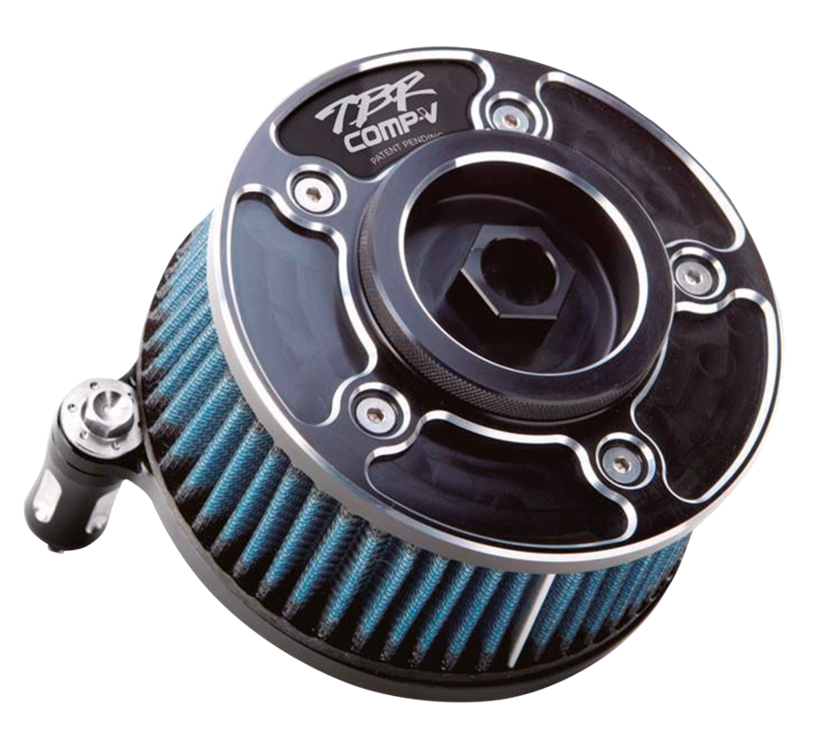 Hi-Flow air cleaner kits with Velocity Stack Black Fits: > 91-21 XL Sportster