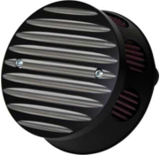 Fred Kodlin Grooved Line Air Cleaner Black Anodized Fits: > 07-21 XL Sportster
