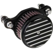 Joker Machine High Performance Air Cleaner Black or Chrome finned Fits: > 00-15 Softail; 99-17 Dyna, 99-07 Touring