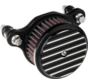 High Performance Air Cleaner Black or Chrome finned Fits: > 00-15 Softail; 99-17 Dyna 99-07 Touring