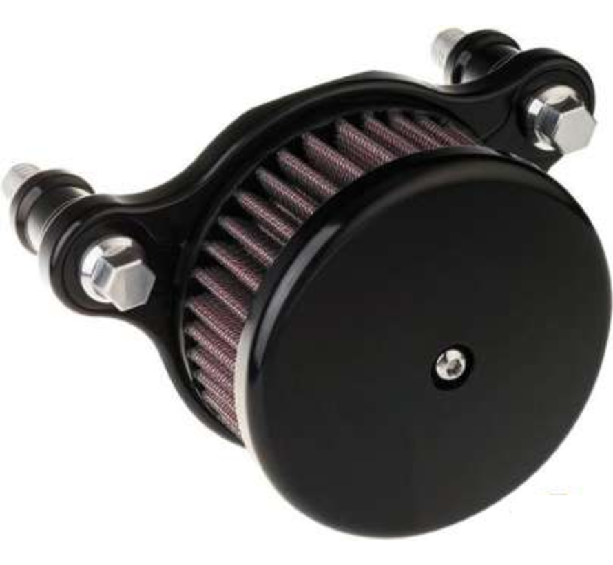 Filtro de aire de alto rendimiento Negro plateado satinado o cromado Se adapta a: > Sportster XL 07-21