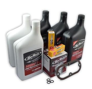 RevTech Kit de servicio de aceite compatible con:> Dyna 2000-2005 Softail 2000-2006