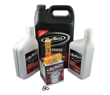 RevTech Kit de servicio de aceite compatible con:> Softail 2007- 2017