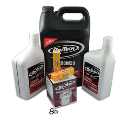 RevTech Kit de servicio de aceite compatible con:> Softail 2007- 2017