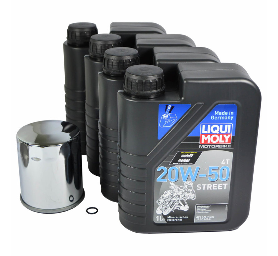 Kit de servicio de aceite para:> Evo Touring 1985-1999 84-21 XL Sportster