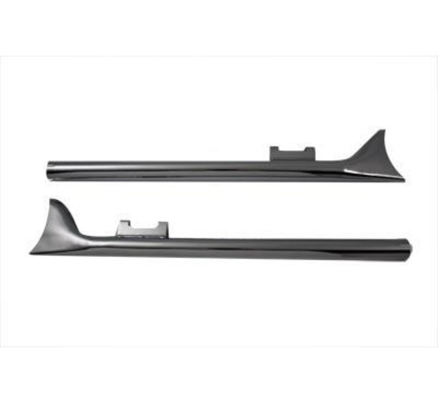 exhaust Chrome straight fishtails are 33 or 36 Inch long 95-16 Touring FLH/FLT