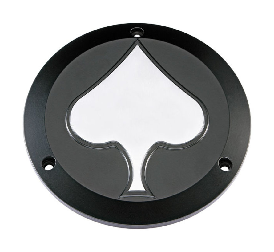 derby cover Spade Black or Polished Fits: > 65-98 Bigtwin