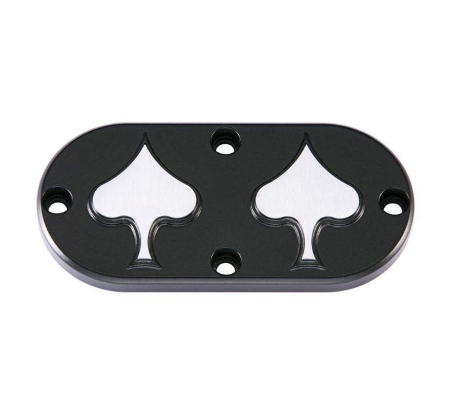 Spade inspection cover Black or Polished Fits: > 65-98 Bigtwin