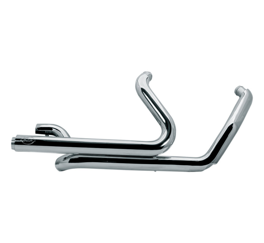 Dual Headers black or chrome Fits:> 2017-up M8 Touring