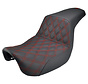 Asiento Step-Up GEL LS Rojo Compatible con:> Dyna 06‐17 FLD/​FXD/​FXDWG