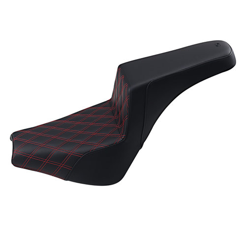 Saddlemen red stitch Step-Up LS  Fits:> 18-23 FXBB/ FXBBS/ FLSL/ FXST (Standard)