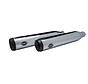 Grand National Slip-On Mufflers ECE Type Approved Chrome or Black Fits:> 04-21 XL Sportster