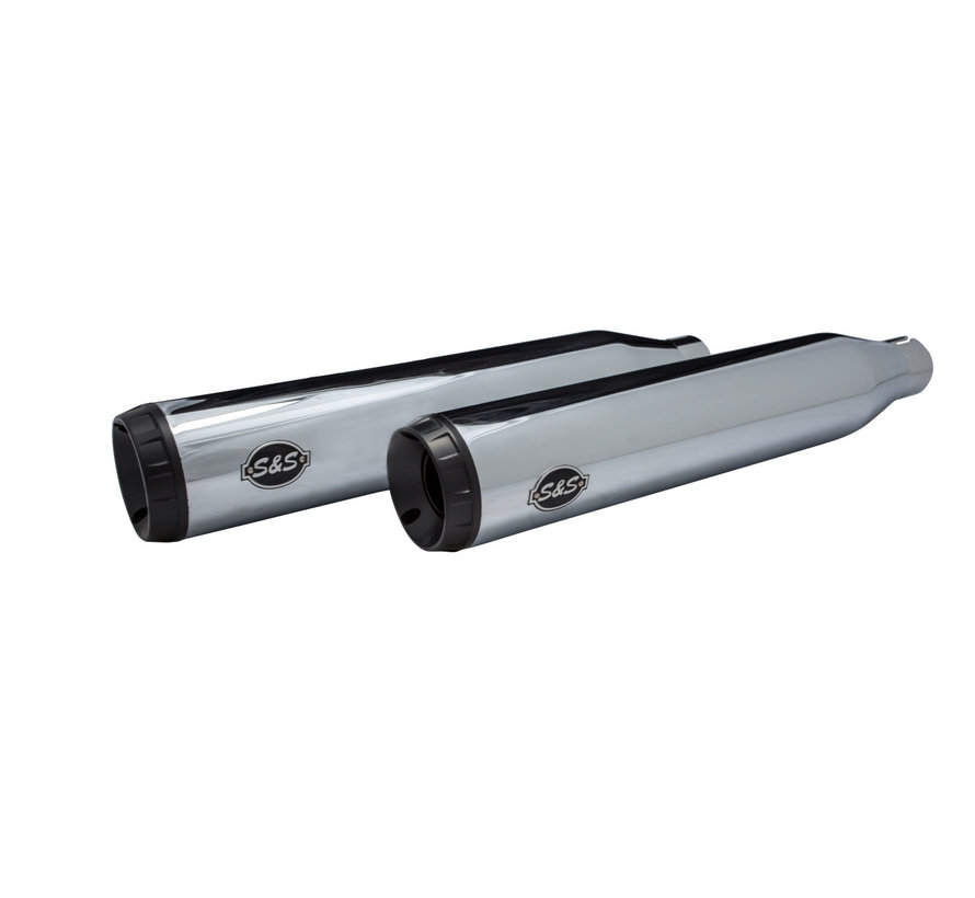 Grand National Slip-On Mufflers ECE Type Approved Chrome or Black Fits:> 04-21 XL Sportster