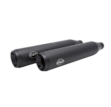 S&S Grand National Slip-On Mufflers ECE Type Approved Chrome or Black Fits:> 04-21 XL Sportster