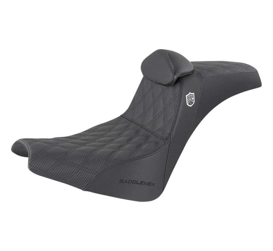 SDC Performance Grip Seat met of zonder rugleuning Past op:> M8 Softail FXBB/FXST/FXBBS