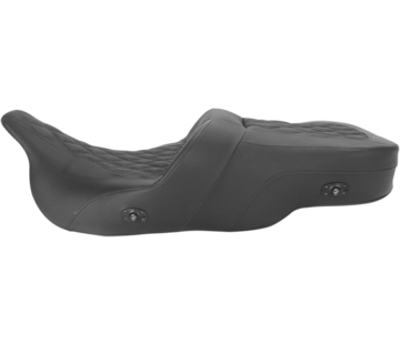 Saddlemen Siège Roadsofa™ chauffant à coutures en treillis Compatible avec : > 99-07 FLHR, 06-07 FLHX