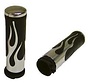 stuur Chrome flame grip set