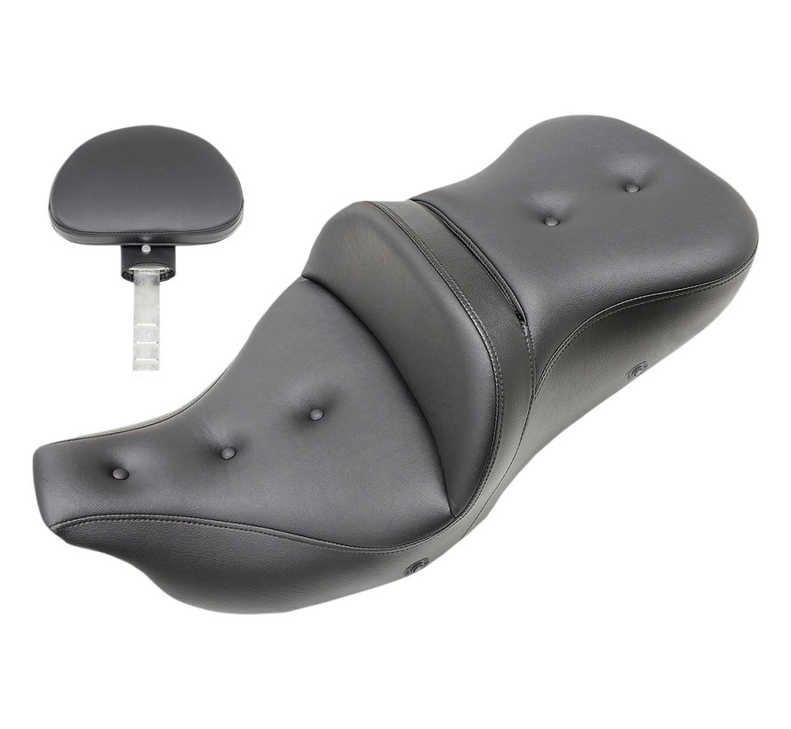 Roadsofa™ Seat Pillow Top with or without riders backrest 08-22 Touring