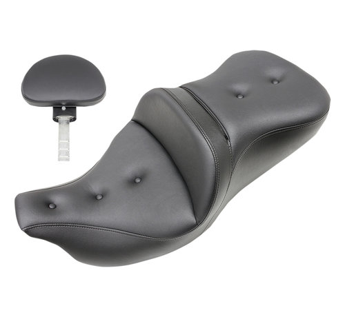 Saddlemen Pillow-Top Roadsofa™ Seat with or without driver backrest fits:> 08-22 Touring