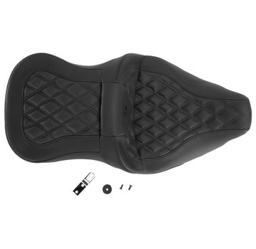 Saddlemen Asiento Lattice Stitch Roadsofa™ con o sin respaldo del conductor Se adapta a:> 08-22 Touring