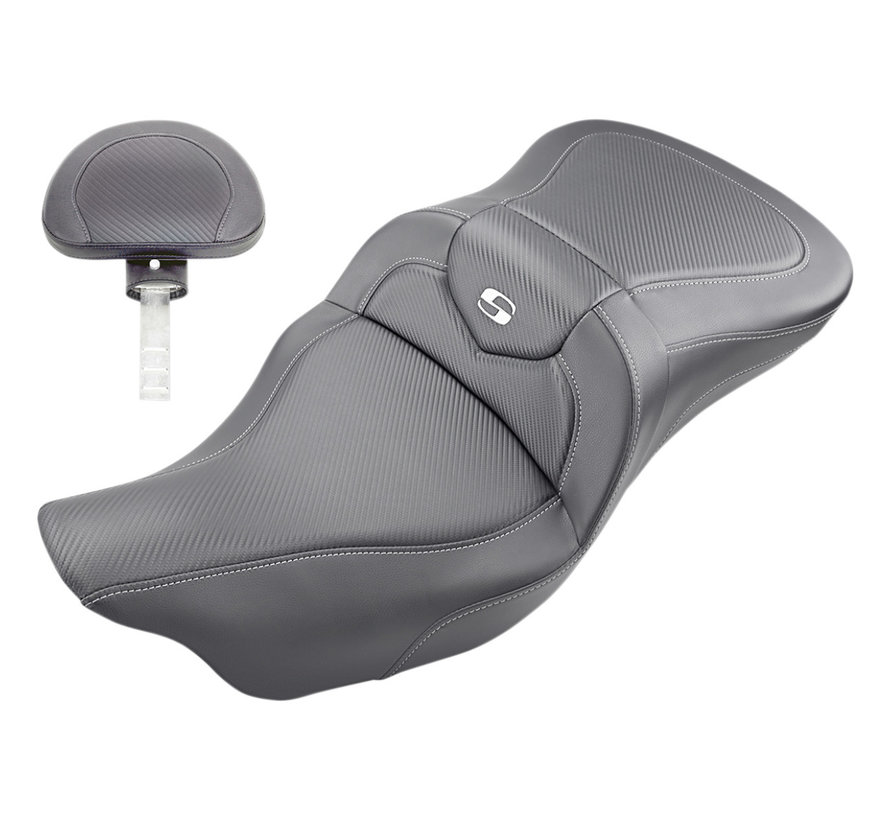 CF Road Sofa Seat avec ou sans dossier conducteur Compatible avec : > 08‐22 FLHTCUTG Tri Glide