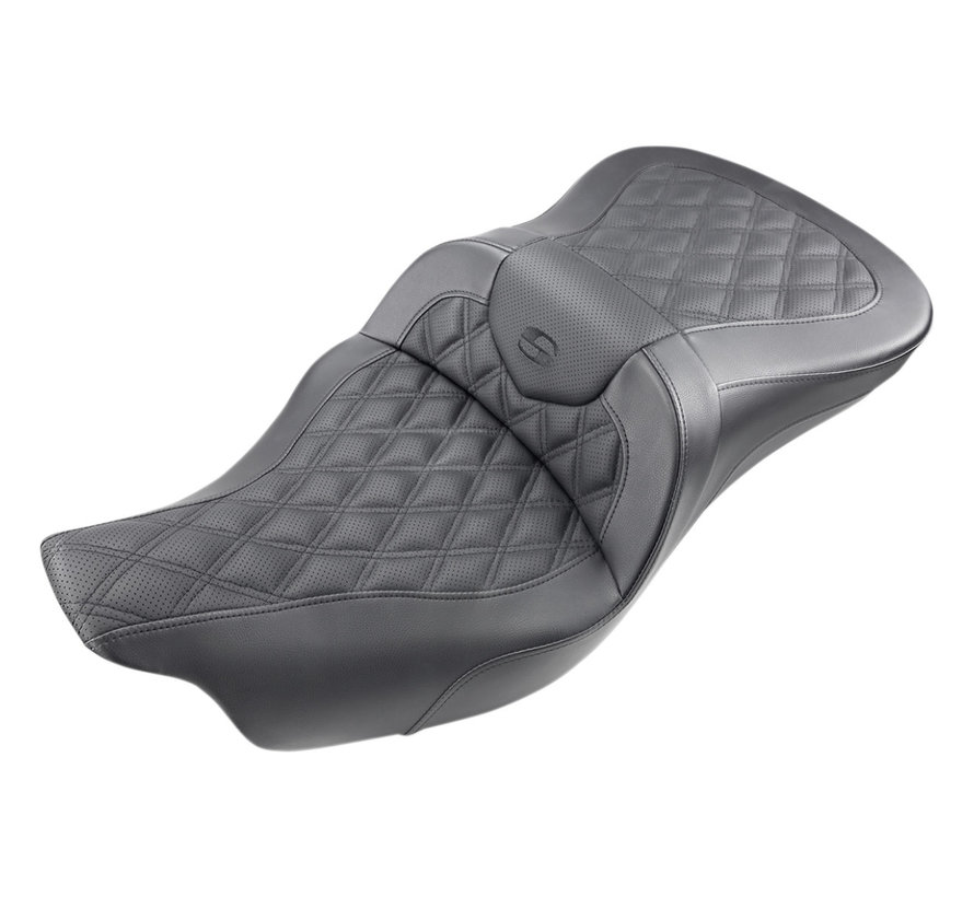 LS Road Sofa Seat met of zonder rugleuning van de bestuurder Geschikt voor: > 08-22 FLHTCUTG Tri Glide