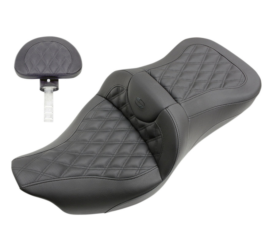 LS Road Sofa Seat with or without driver’s backrest Fits: > 08‐22 FLHTCUTG Tri Glide