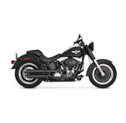 Vance & Hines Doble raya vertical de 3 pulgadas de Mofles Negro o Chrome - Se adapta a:> 07-16 FLSTF; 10-16 FLSTFB Fatboy; 2007 DEUCE