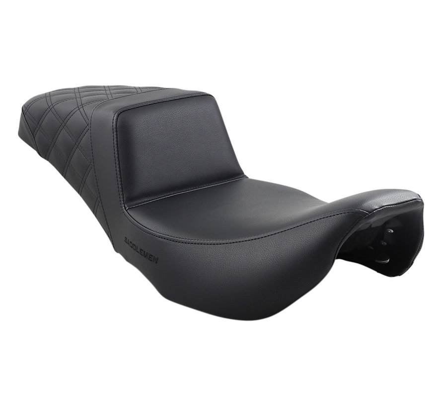 Asiento trasero Step Up con celosía cosida Se adapta a: > 99-07 Touring