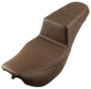 Saddlemen Brown Step Up Rear Lattice Stitched Seat Fits: > 99‐07 Touring