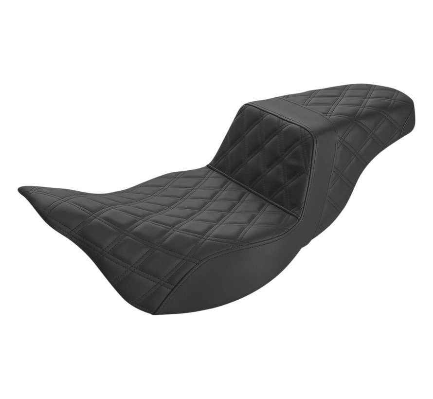 Extended reach Step Up Lattice Stitched Seat Fits: > 08‐23 Touring