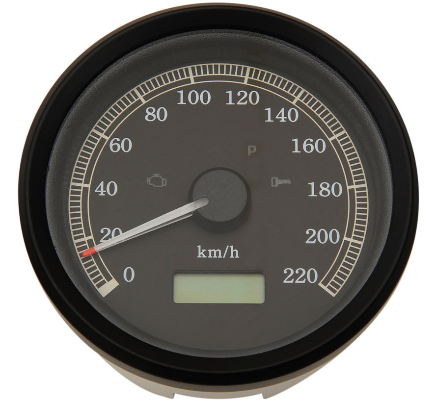 Elektronische snelheidsmeter KM/h Past op:> 99-03 XL Sportster 99-03 FXD Dyna