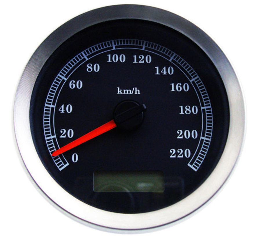 Compteur de vitesse métrique compatible avec :> 04-13 FLHT/FLTR 08-10 FXCW/FXCWC 04-11 FXD/FXDL 04-13 XL Sportster