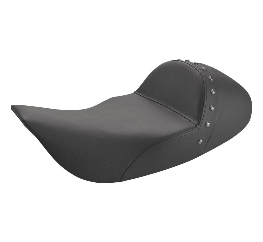 Selle solo Lariat noire avec clous Compatible avec : > 99-07 Touring