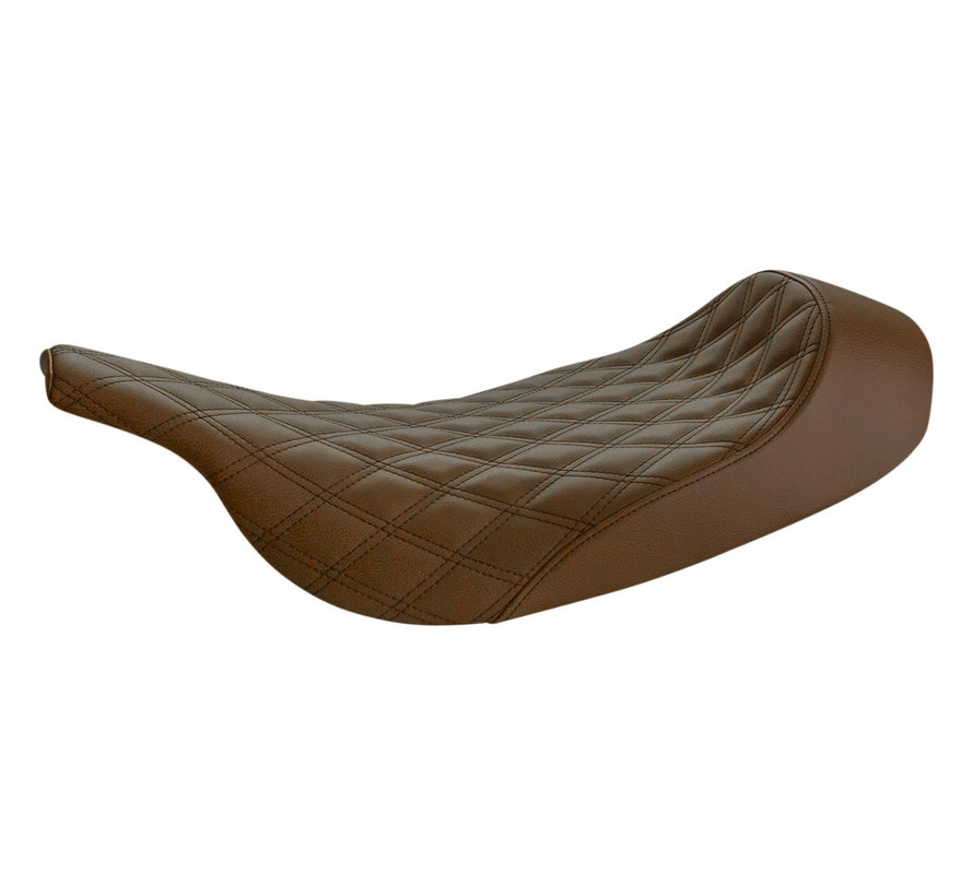 Brown Renegade Lattice Stitch Solo Selle Compatible avec : > 99-07 Touring