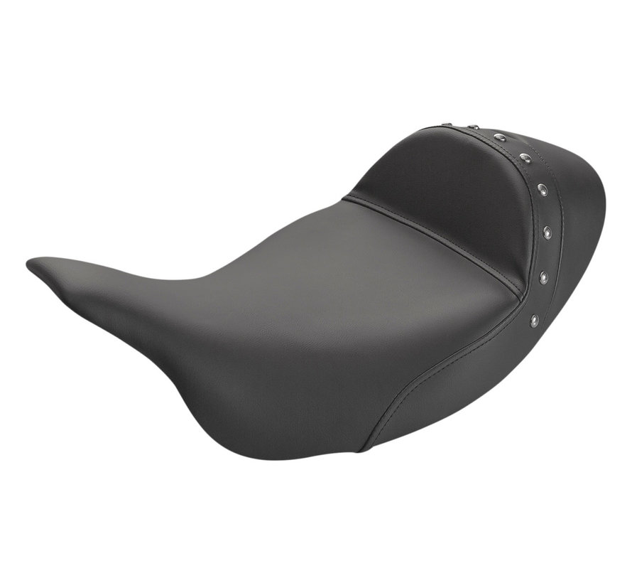 Extended Reach Renegade Solo Seat black with studs Fits: > 08‐22 Touring
