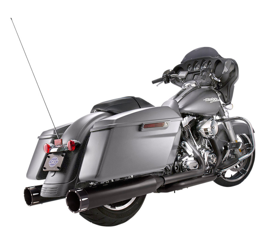 Mk45 Tracer EC Slip-On Silencieux noir ou chrome Convient à :> 2017-2021 Touring