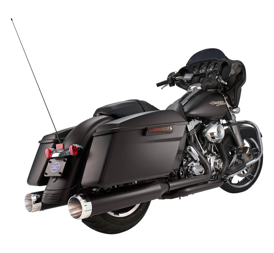 MK45 Thruster Slip-On Silencieux noir ou chrome Compatible avec : > 95-16 Touring