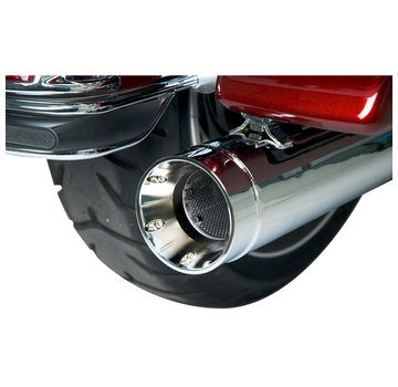 Supertrapp Stout Slip-On Mufflers Black or Chrome Fits:> 17-21 Touring