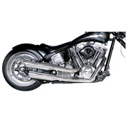 Supertrapp FatShots Exhaust System chrome Fits: > 84-11 Softail (330 WIDE TIRE/RIGHT SIDE DRIVE)