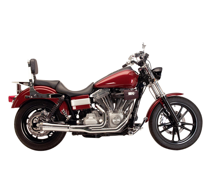 Sistema de escape FatShot 2 en 1 para Dyna Chrome Compatible con: > 06-11 Dyna