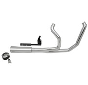 Supertrapp FatShot 2-into-1 Exhaust System for Dyna Chrome Fits: > 06-11 Dyna