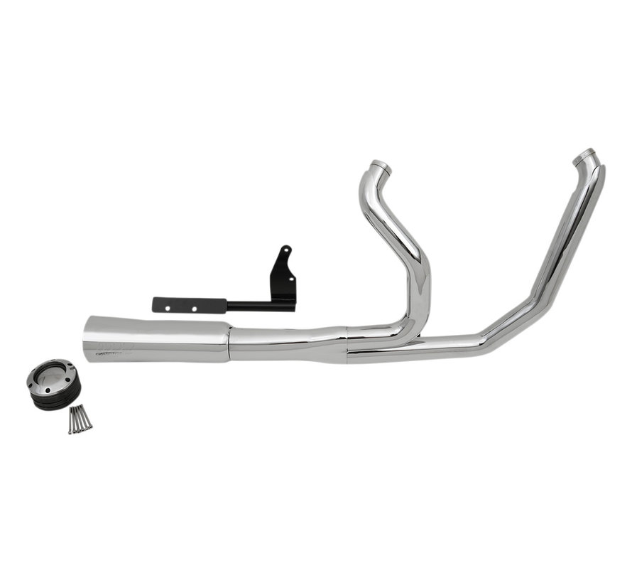 Supertrapp FatShot 2into1 Exhaust System for Dyna Chrome 0611 Dyna