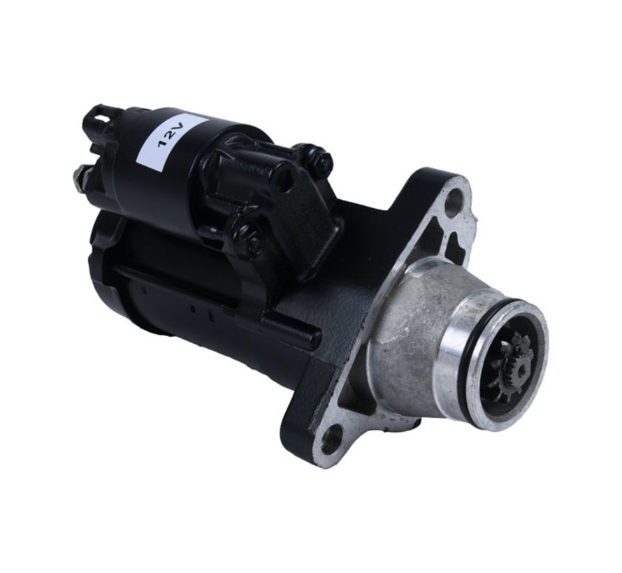 motor de arranque de alto par 1 4KW Negro Compatible con: > 18-21 M8 Softail