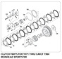 primary clutch parts for 1971 - early 1984 Ironhead Sportster XL
