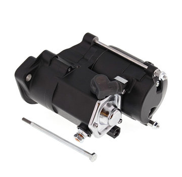 All Balls high torque starter motor 1.7KW. Black or Chrome Fits: > 89-06 Bigtwins